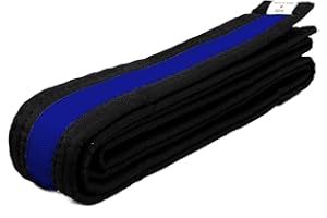 AAMA Martial Arts Belt Mixed Stripe Color Belts and Black Belts - Taekwondo Karate Judo