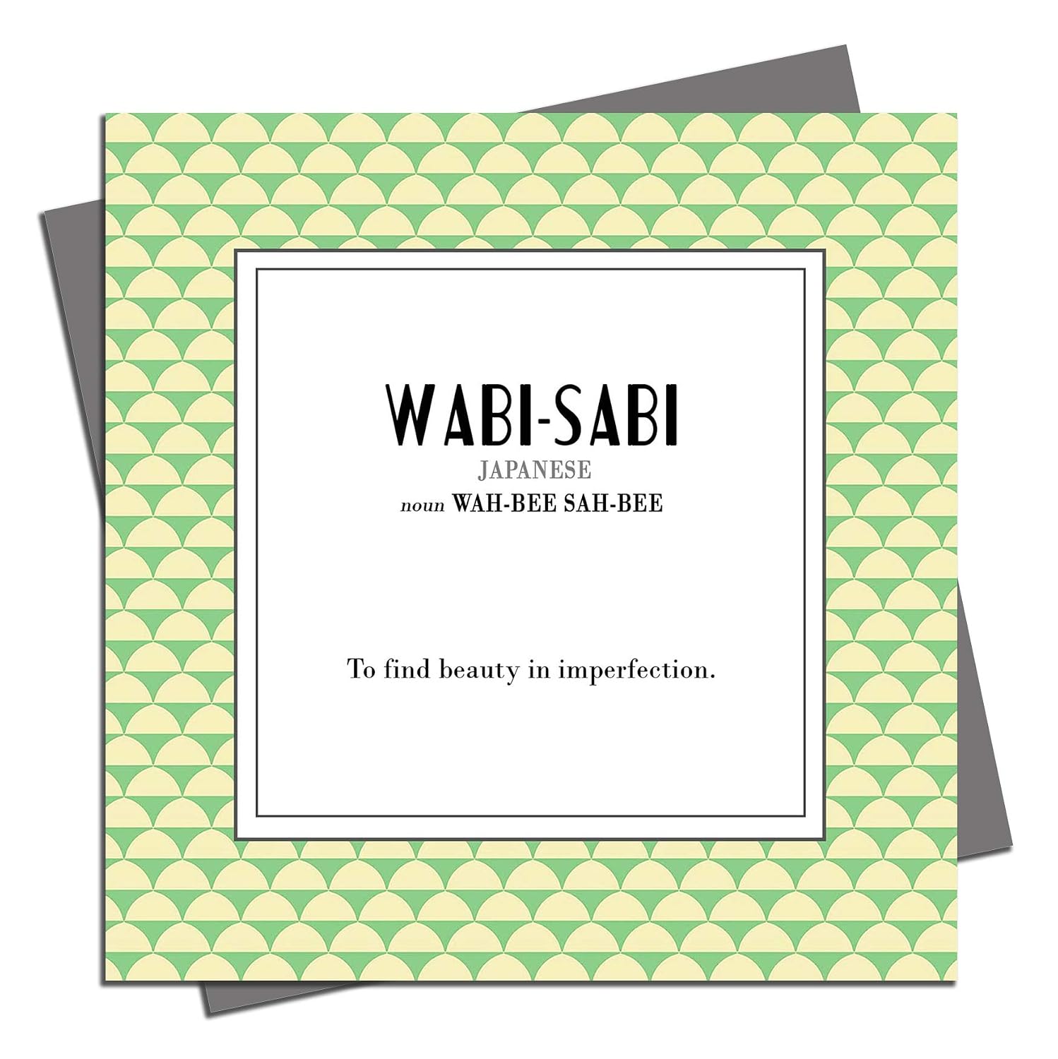 Wabi Sabi Trovato In Traduzione Biglietto Di Compleanno