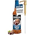 Syruvia Sugar Free Chestnut Praline Coffee Syrup - 25.4 fl oz. Premium Coffee Flavoring Syrup. Perfect for Enhancing Drinks, Sodas, Shakes, Desserts, and More With Pump