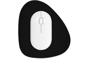 Rimilak Small Mouse Pad 6 x 7 Inch, Irregular Mini Mouse Pad with Non-Slip Rubber Base, Waterproof Compact Mouse Mat for Lapt