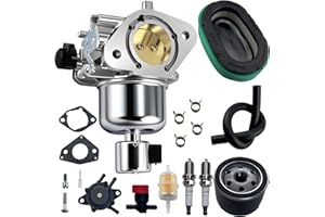 JAVENYIMAN KT735 KT740 Carburetor Kit for Kohler 7000 Series KT725 KT730 KT745 Engine 22HP 23HP 24HP 25HP 26HP replaces 3285367S,1685319-S,3285363S,853-50-S,with Air Filter Oil Filter Kit