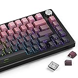Hkfos Gradient Side Print Keycaps Pink, Double Shot