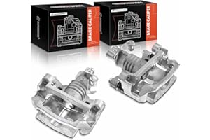 A-Premium Rear Disc Brake Caliper Assembly with Bracket Compatible with Select Buick, Chevy and Pontiac Models - LaCrosse 200