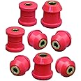 Prothane 8-203 Red Front Upper and Lower Control Arm Bushing Kit