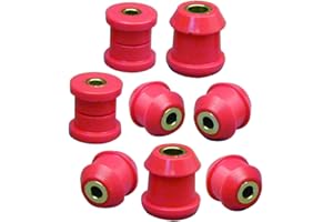 Prothane 8-203 Red Front Upper and Lower Control Arm Bushing Kit