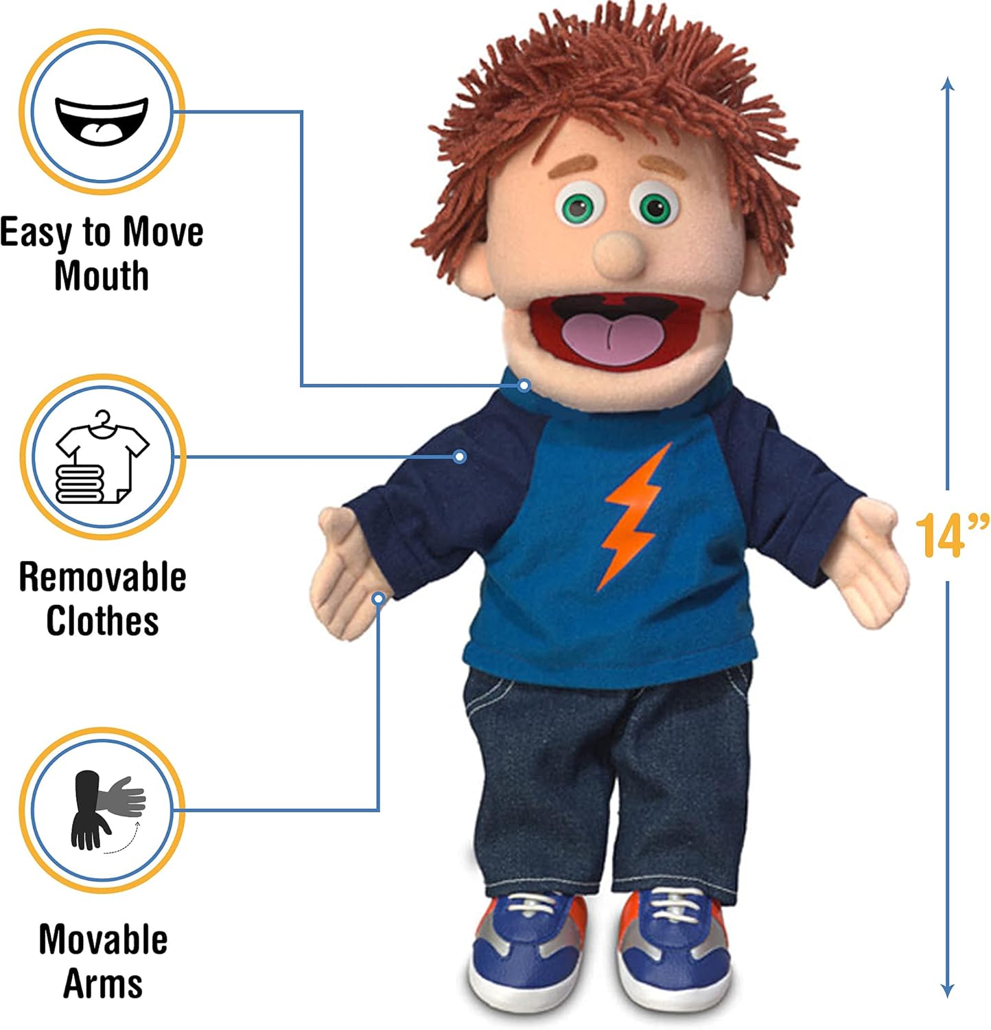 Tommy, Peach Boy, Hand Puppet 