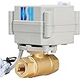 HSH-Flo 1/4" NPT 2 Way Brass 12VDC CR2-01 Reverse Polarity On/Off Electrical Motorized Ball Valve