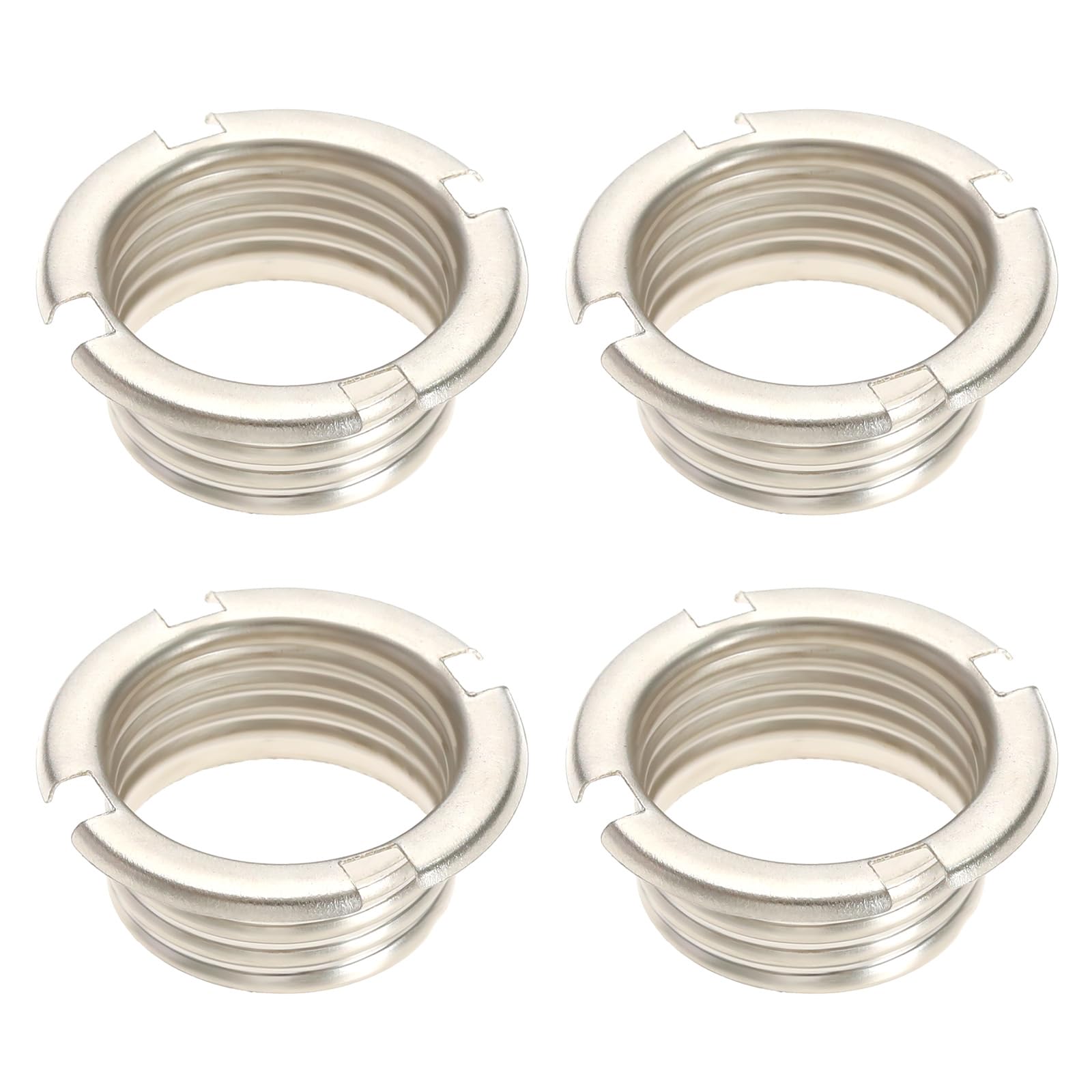 LT Easiyl Pack of 4 Light Socket Rings Galvanised Metal Thread Rings Screw Rings 20.8 x 2 mm Suitable for Halogen Sockets G9/GY6.35/GU4/GU5.3