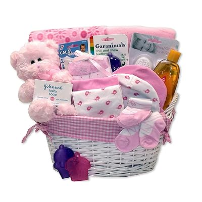 Buy Baby Girl Essentials Basket Pink Online Nigeria Ubuy