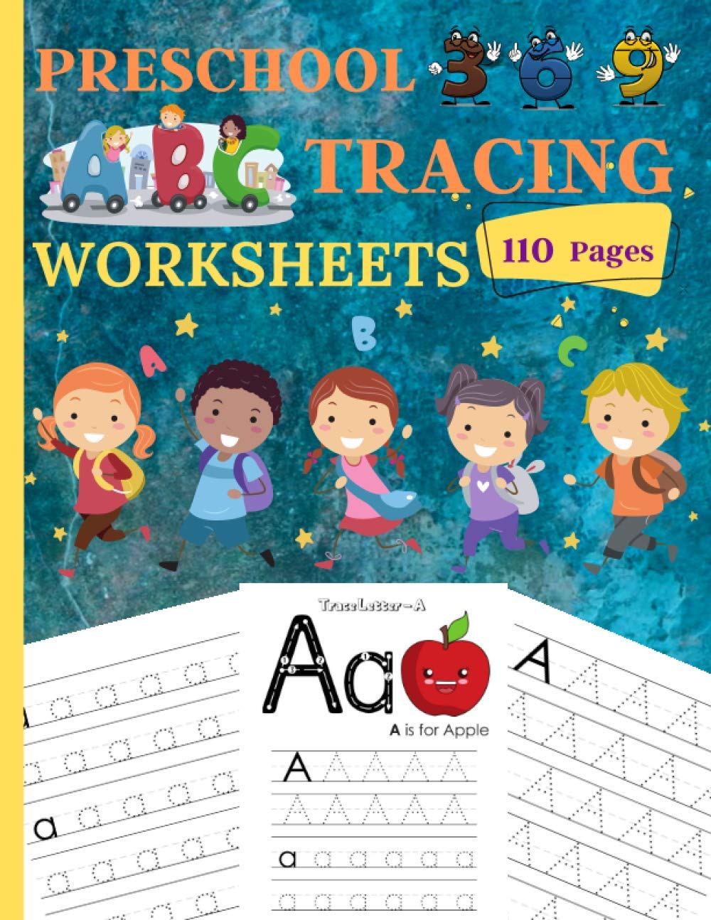 preschool tracing worksheets 110 simple fun alphabets numbers shapes colors activities for preschoolers coloring book for toddlers best christmas gifts for kids artchan nora artchan nora 9798581379929 amazon com books