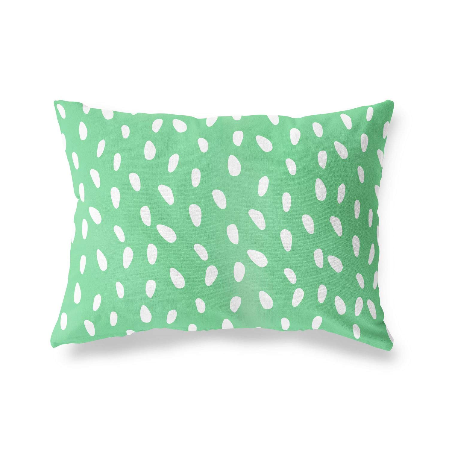 BonaMaison Decorative Cushion Cover, Petrol Green-White Throw Pillow Covers, Home Decorative Pillowcases for Livingroom, Sofa, Bedroom, Size: 45X60 Cm - Designed and Manufactured in Turkey
