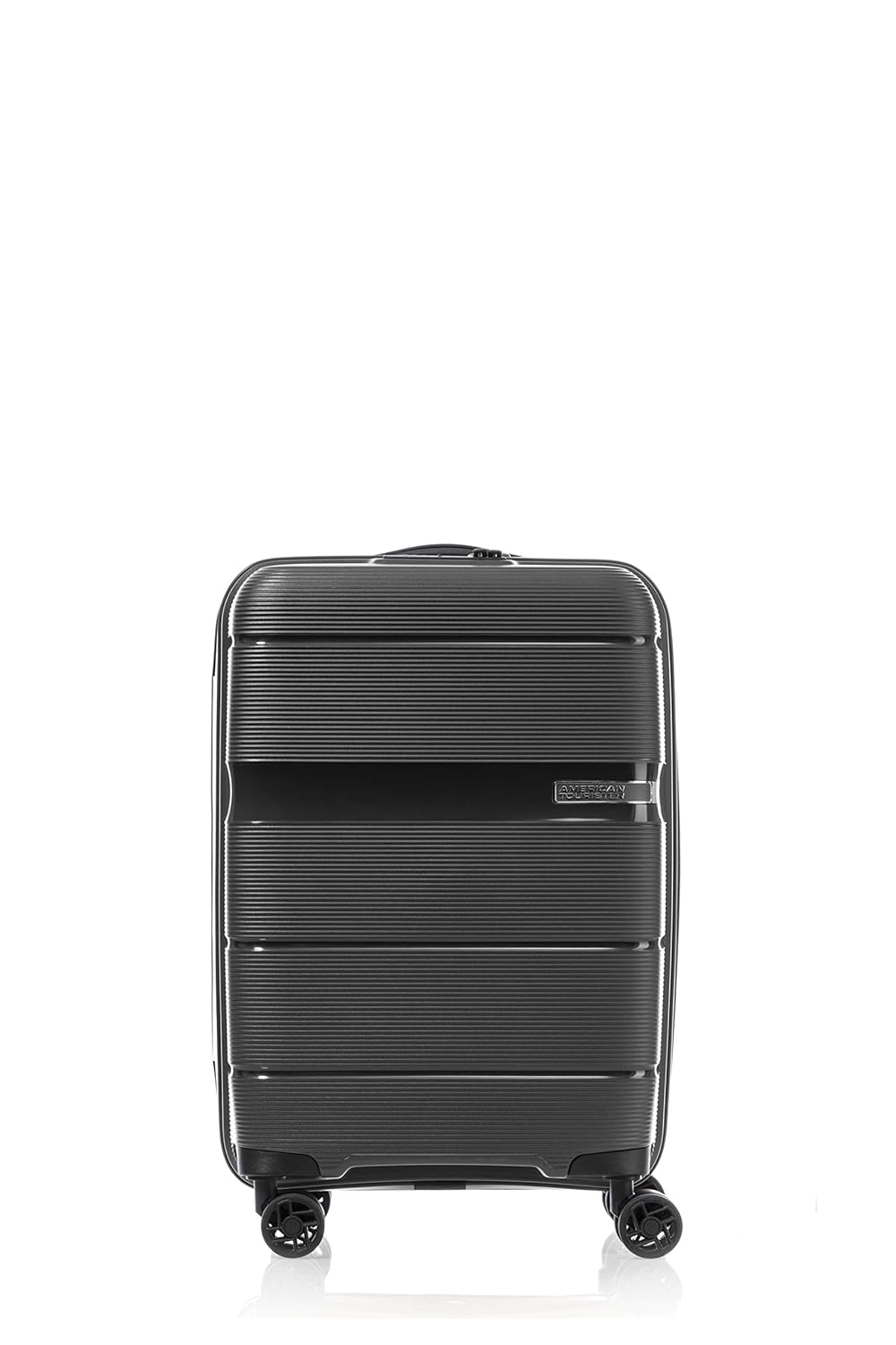 Buy American Tourister Polypropylene 55 cms Linex Black Hardsided Cabin Luggage at Amazon.in