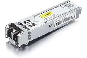 10GTEK 1.25G SFP 1000Base-SX, 850nm MMF, up to 550 Meters, Compatible with HP ProCurve J4858C J4858B J4858A HPE Aruba J4858D