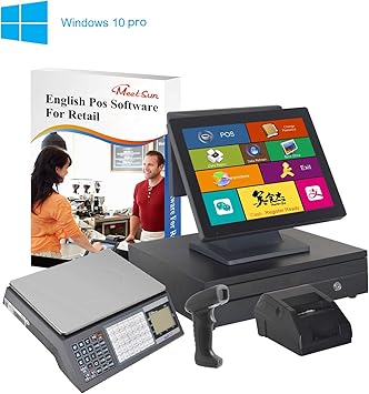 Amazon Com Meetsun All In One Pos System Cash Register For