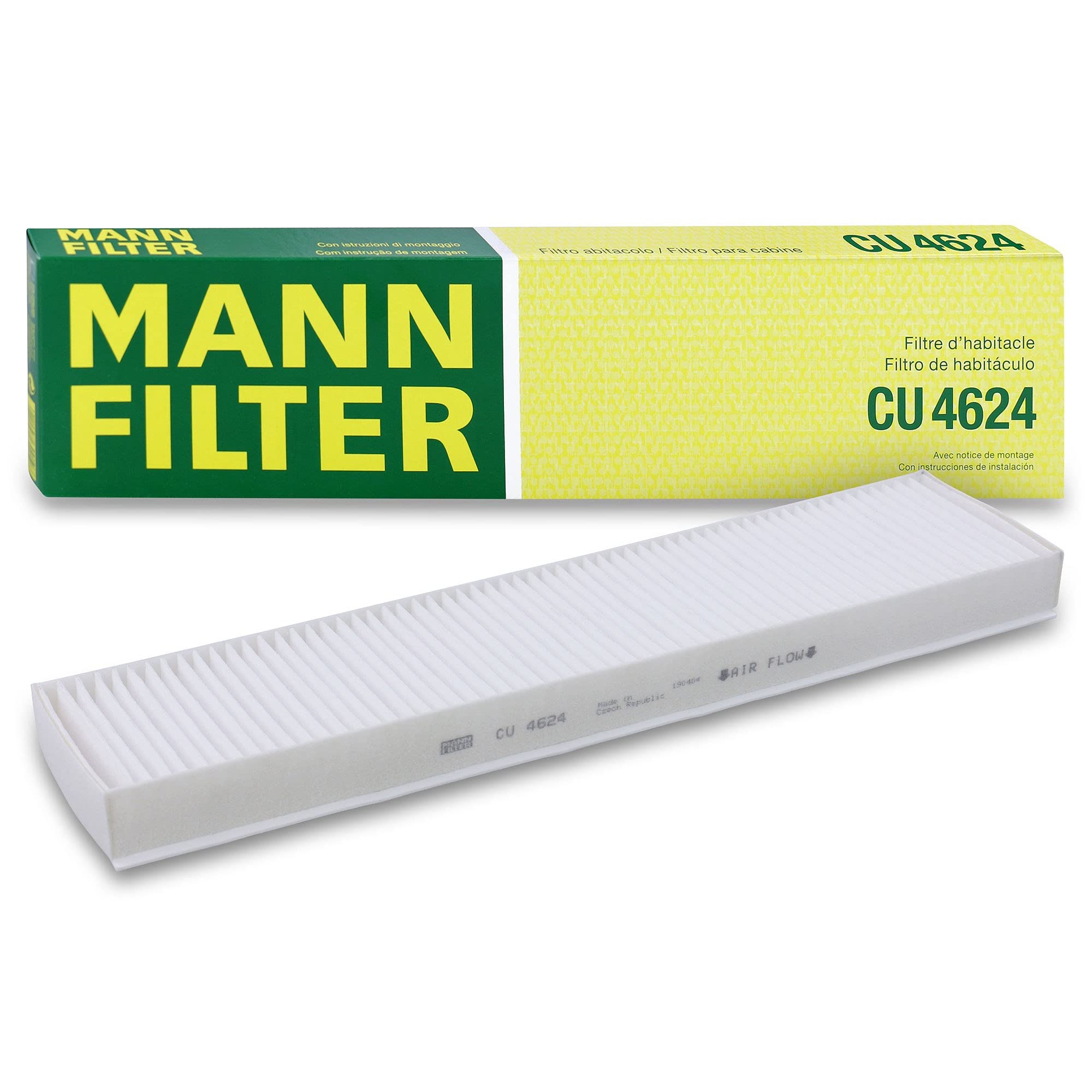 MANN-FILTER CU 4624 Cabin Air Filter - for Cars + Transporters