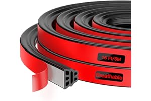 NEST TIMBER Truck Tonneau Cover Seal - Durable Rubber Tailgate Seal | Waterproof, Windproof & Noise-Reducing Trim | Ideal for Car, RV & Truck Canopy | Replacement(16 FT/5 Meters)