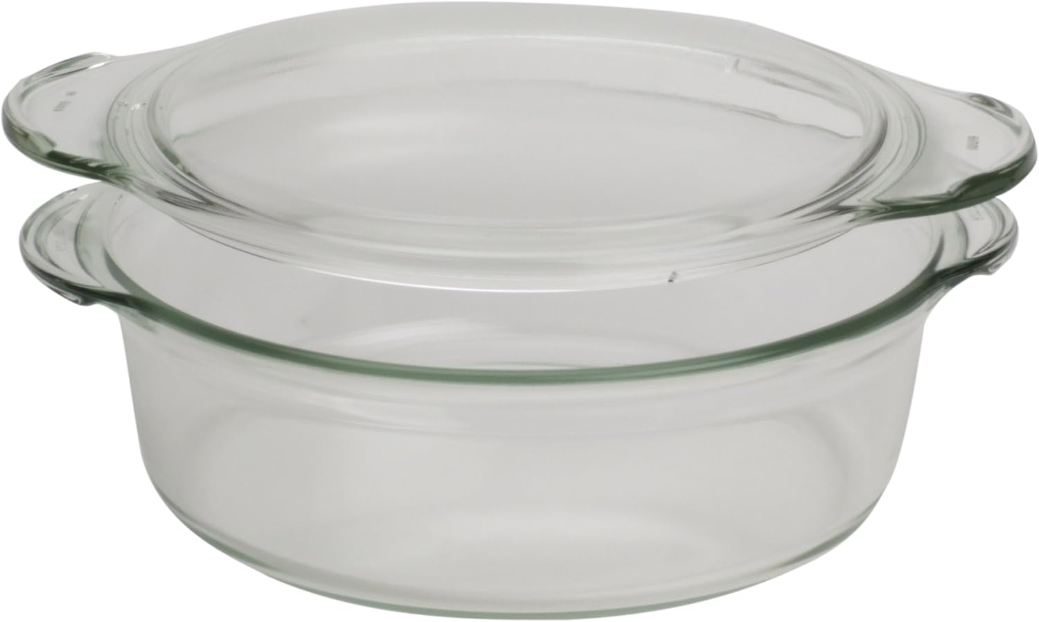 Simax Glassware SIMAX. Round heatproof dish with lid 1.5L