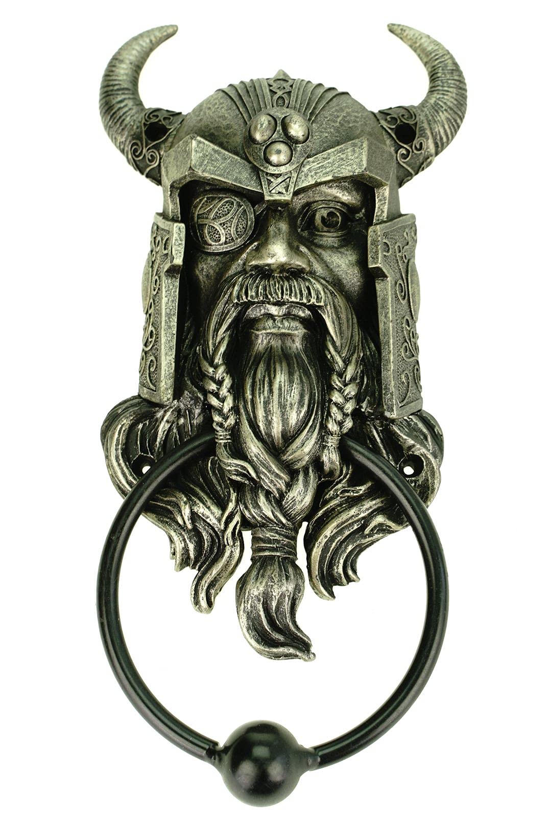 Joh. Vogler GmbH Odin Door Knocker with Metal Ring Gemanic God 24 cm