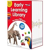Early Learning Library - Box Set of 10 Books : Big Board Books Series (Large Font)