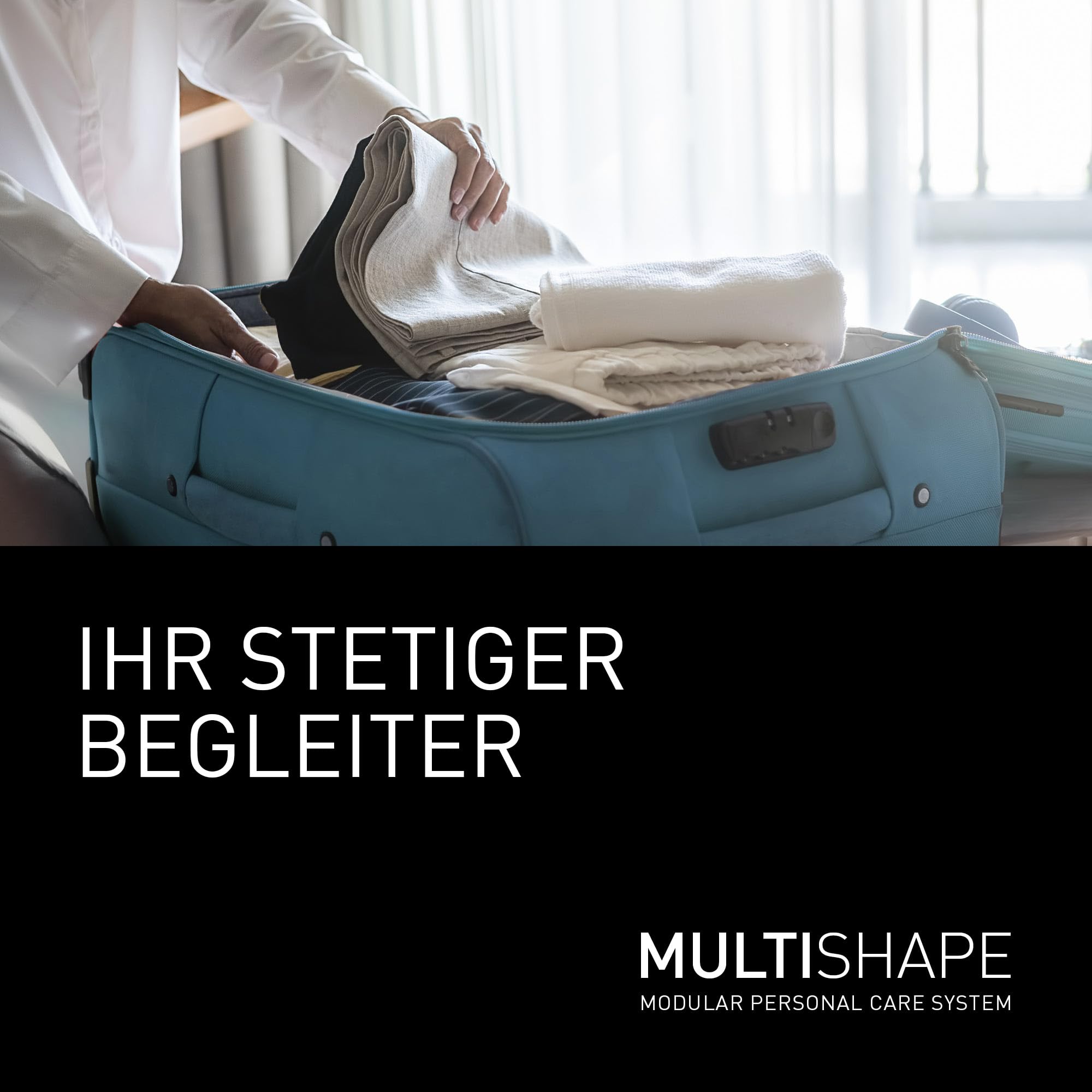 Panasonic MULTISHAPE modulares Körperpflege-System ER-CKL1, Starter-Kit, Bart- und Haartrimmer für Männer mit wiederaufladbarem Li-Ionen-Akku 5