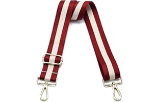 LVYOUME Purse Strap Gold Hardware Replacement Crossbody Bag Strap, Wide Adjustable Shoulder Strap