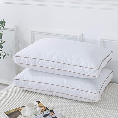 Luxury Goose Feather Down Pillows Set of Kuwait Ubuy