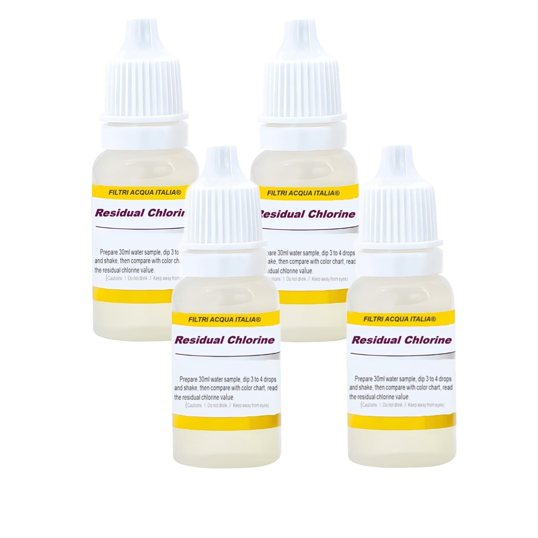 Italy Water Filters Water Filters Italy Chlorine Test Kit Chlorine Meter, Set of 4