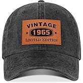 80/70/60/50th Birthday Gifts for Him Her, Unique Ideal Gifts 1945/1955/1965/1975 Vintage Hat for Men Women