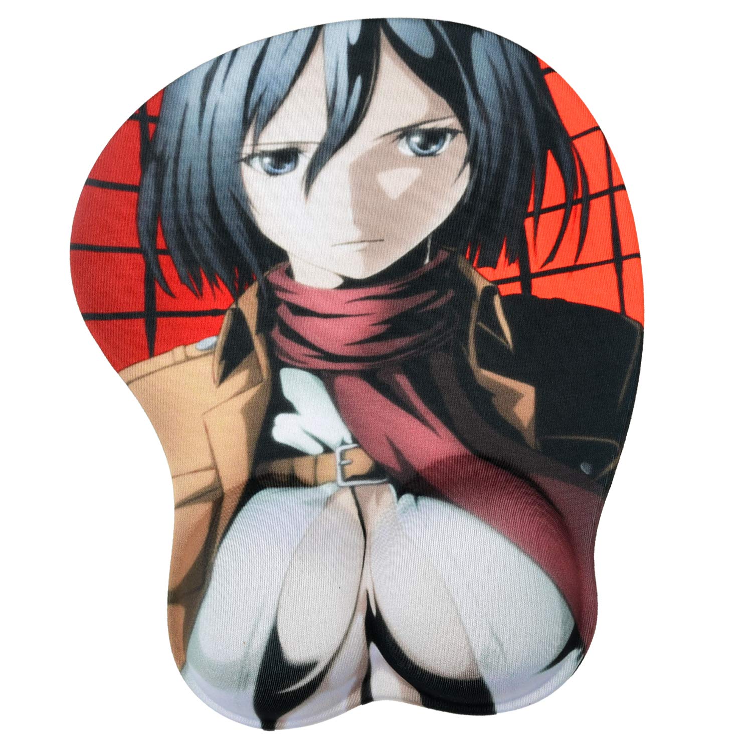 Mua マウスパッド 在庫一掃 おっぱいマウスパッド 疲労軽減 かわいい おしゃれ リストレスト 一体型 滑り止め 人間工学 漫画 アニメ セクシー 3dマウスパッド そらのおとしもの イカロス 進撃の巨人 ミカサ アッカーマン Re ゼロから始める異世界生活 レム ミカサ