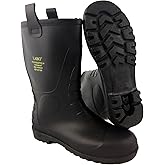 LABO Men's Winter Snow Boots Shoes Waterproof Insulated Lace UP (D,M) RAIN-Fur BLACK-11
