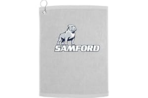 Sport Your Gear Samford Bulldogs Prime Logo Golf Bag Towel with Grommet White