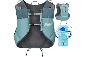 Runlight Running Hydration Vest Backpack Pack Water Backpack with 1.5L Hydration Bladder Festival Essential Rave Hydration Pack Hydropack Hydro for Hiking,Running,Biking,Festival Gear