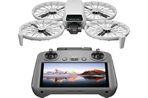 DJI Flip With RC 2 Screen Remote Controller, Follow Me Drone With 4K UHD Camera for Adults, Under 249 g, 3-Axis Gimbal Stabilization, 44000ft/13km Video Transmission, Palm Takeoff, 31-Min Flight Time