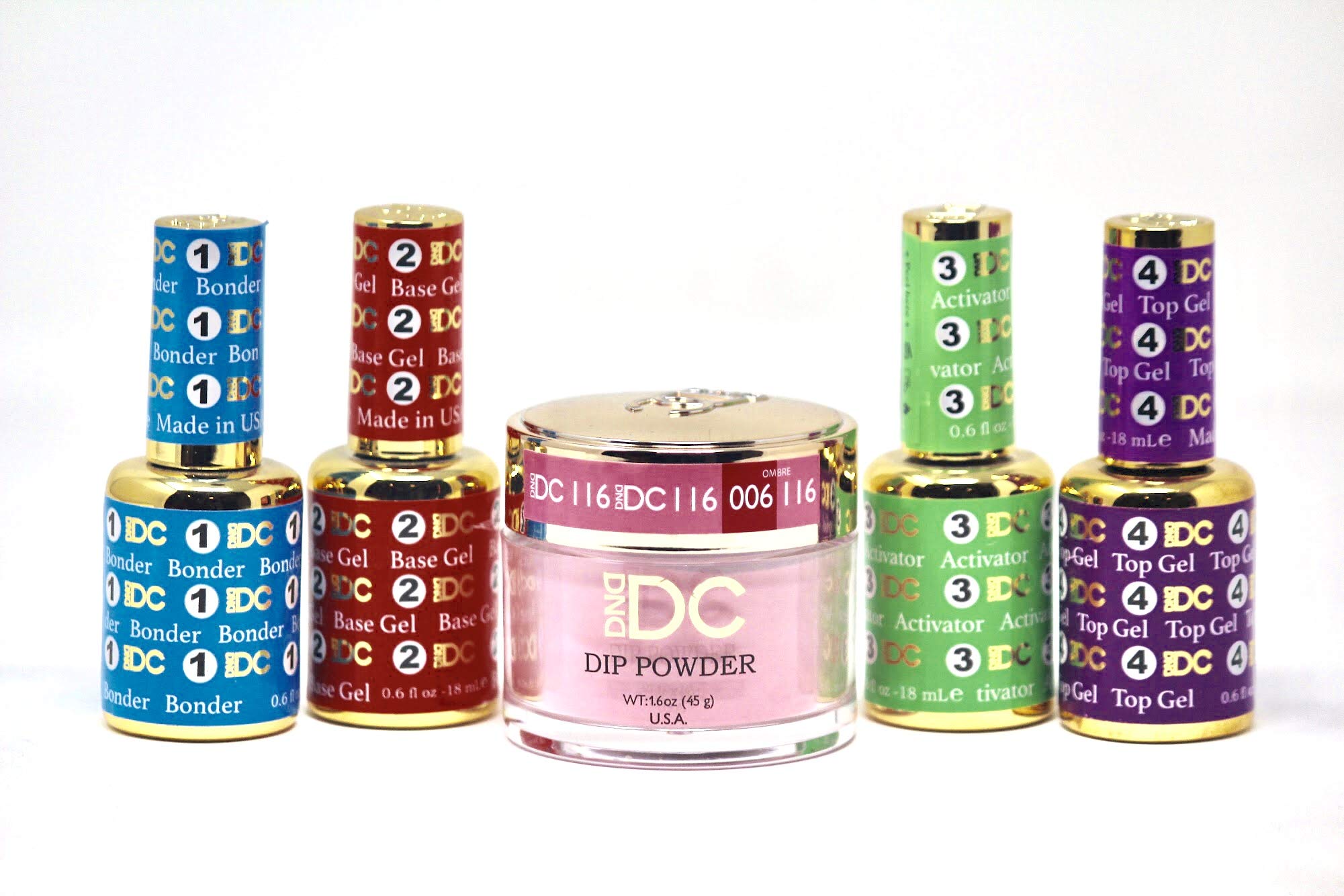 DND DIP POWDER KIT (DC 116 BLUSHING FACE)