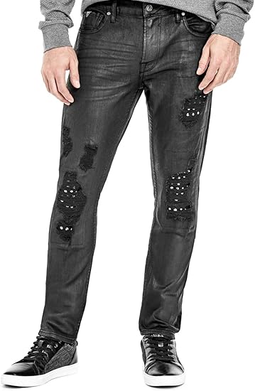 guess studded jeans