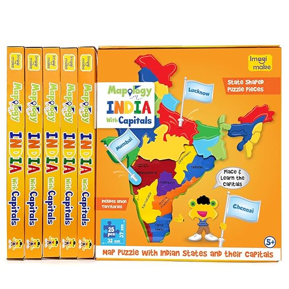 mapology india with capitals