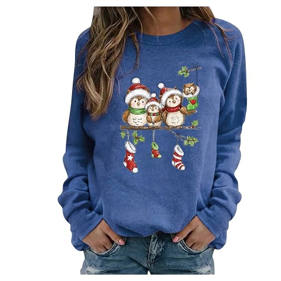 Buy Christmas Shirts for Women, Christmas Santa Graphic Cute Shirt