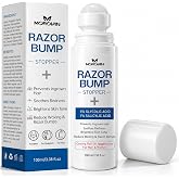 Razor Bumps Ingrown Hair Treatment: 3.38fl.oz Smoothing Solution for Body, Beard &amp; Bikini Area Post Waxing After Shaving Serum for Ingrown Hair &amp; Razor Burn - Women &amp; Men