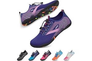 Tanamo Water Shoes for Women Men Quick Dry Swim Beach Barefoot River Aqua Shoes for Hiking Boating Camping Grounding Surfing