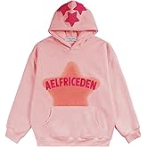 Aelfric Eden Graphic Hoodies for Men Y2K Printed Hoodie Sweatshirt Casual Oversized Long Sleeve Vintage Streetwear Pullover