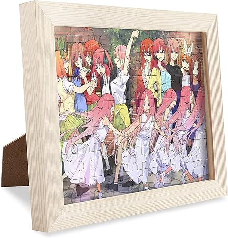 Amazon Co Jp 五等分の花嫁 一花 二乃 三玖 四叶 五月 フォトフレーム パズル写真立て 木製の額縁 フォトフレームを飾る 飾り画 誕生日 結婚祝い お祝い ギフト プレゼント人気のアニメ 萌えグッズ 漫画の周辺 ギフトプレゼント Puzzle 70 Pcs ホーム キッチン
