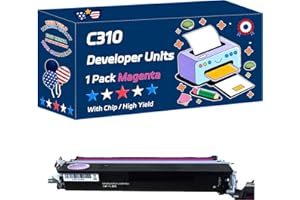 Compatible with Xerox C310 Developer Units for Xerox C310 C310DNI C310DNIM C315, High Yield 22500 Pages, with Chip Sharp Text