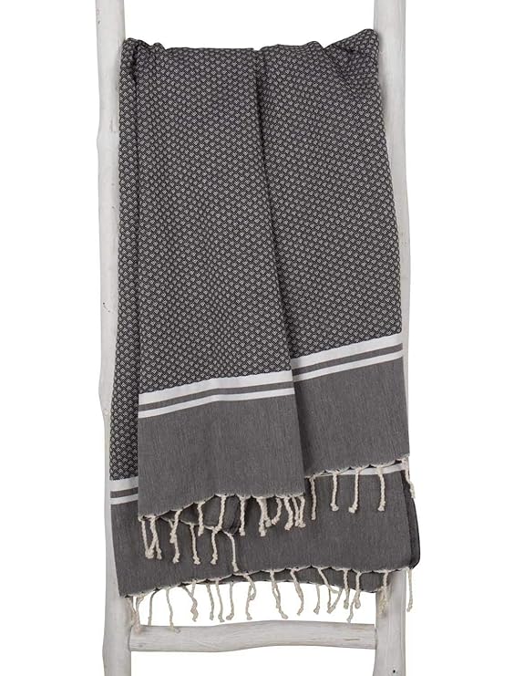 ZusenZomer Hamamtuch XXL SOUSSE 100x190 - Fouta Hammam Tuch Pestemal Strandtuch Sauna Tuch Gross und Dünn - 100% Baumwolle - 