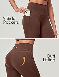 IUGA Compression Leggings with Pockets for Women