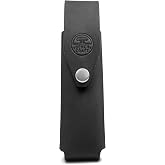 American Bench Craft Riveted Leather Sheath fits Buck 110 Folding Hunter Knife - Leather Knife Sheath (Black)