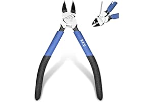 P.I.T. Wire Cutters, 6.5 Inch Ultra Sharp Flush Side Cutters Heavy Duty Flush Cut Pliers for Electronics, Jewelry Making, Crafting, Plastic Gunpla Model Building, Precision Cutting Needs