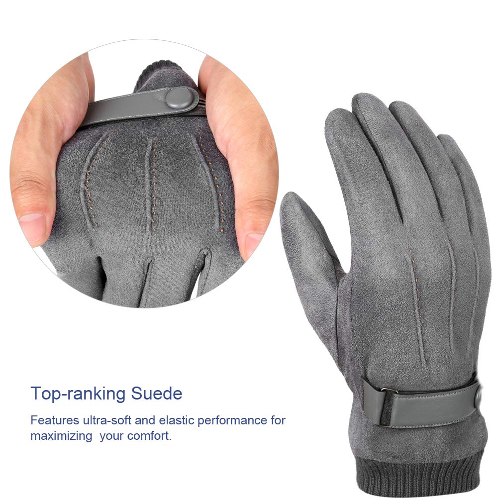 VBIGER Gants Hiver Chaud Tactile Sport Velo Épaissir pour Homme