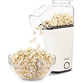 DASH Fresh Pop Popcorn Maker - Oil-Free, Air Popcorn Popper - With Measuring Cup & Recipe Guide - Perfect for Movie Nights - 