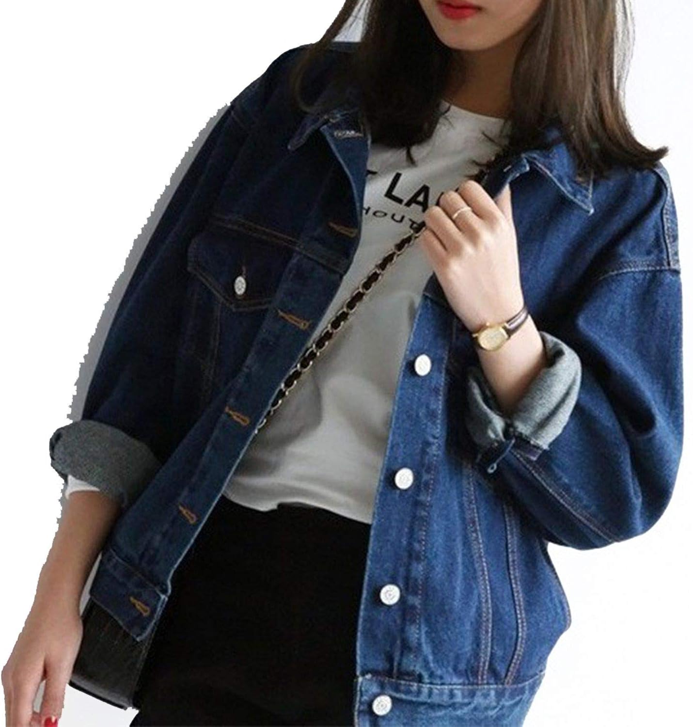 long thin denim jacket