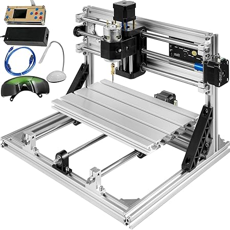 Vevor Cnc Fraiseuse 3 Axe Gravure Machine Fraiseuse Plage De Travail 30x18cm Cnc Routeur Kit Diy Outil De Gravure Avec Controle Hors Ligne Amazon Fr Bricolage